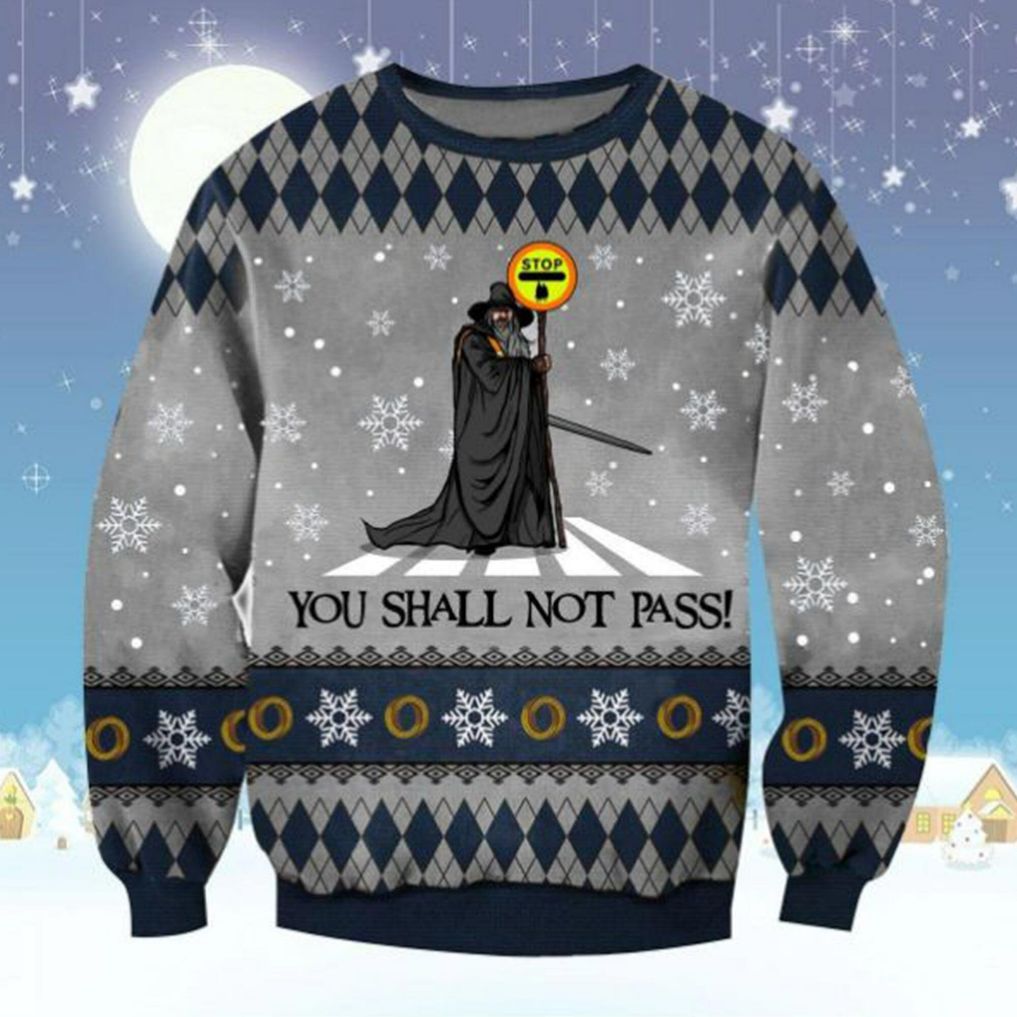 You Shall Not Pass Ugly Christmas Sweater
