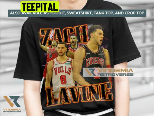 Zach Lavine 90s Vintage Bootleg Chicago Bulls Basketball Nba Unisex T-Shirt