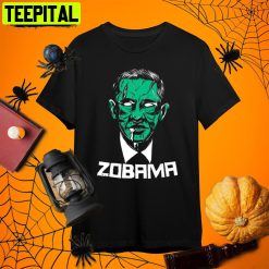Zobama Obama Halloween Retro Art Unisex T-Shirt