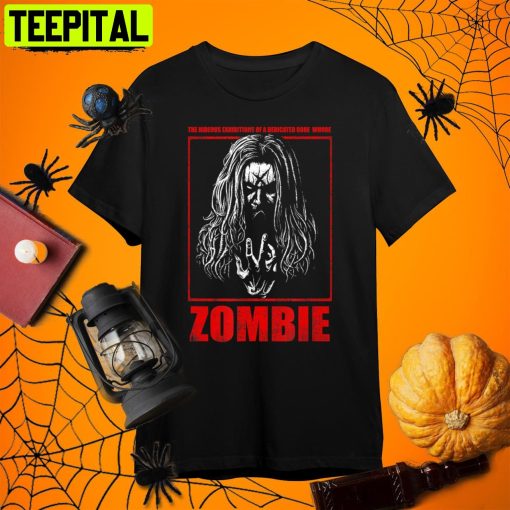 Zombie Tribute Rob Rob Zombie Halloween Retro Art Unisex T-Shirt