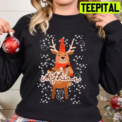 Arthur Little Christmas Reindeer Trending Unisex Sweatshirt