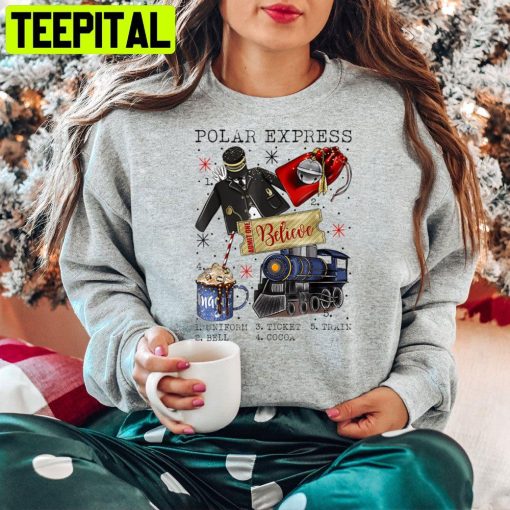 Christmas North Pole Polar Express All Abroad Xmas Trending Unisex Hoodie