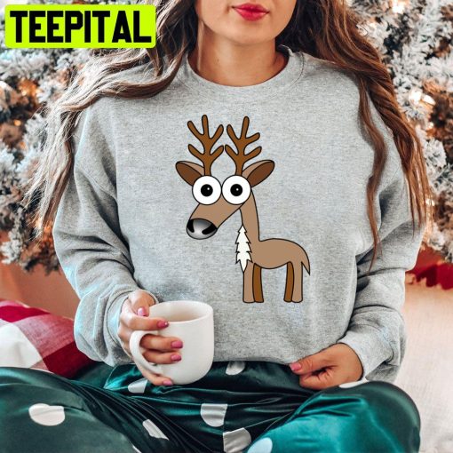 Funny Reindeer Christmas Trending Unisex Hoodie