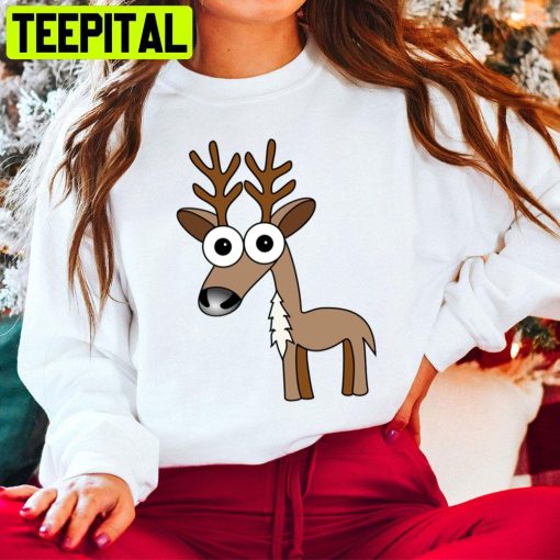 Funny Reindeer Christmas Trending Unisex Hoodie