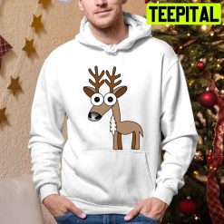 Funny Reindeer Christmas Trending Unisex Hoodie