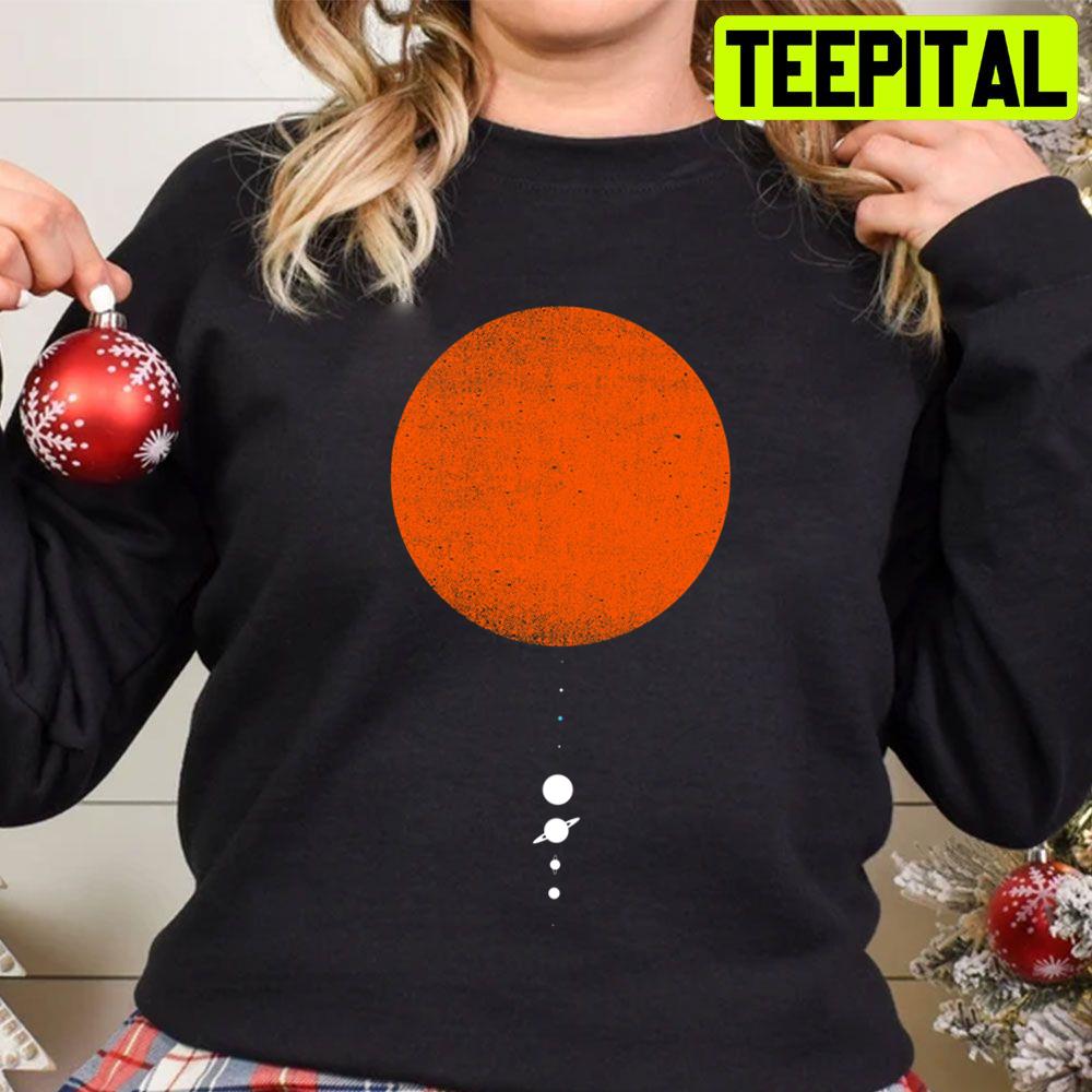 Minimal Solar System Trending Unisex Sweatshirt