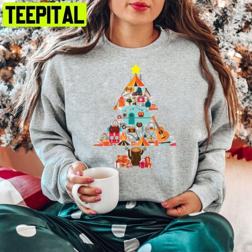 Pohon Cemara Christmas Tree Trending Unisex Hoodie