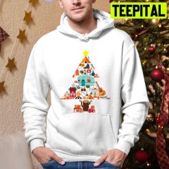 Pohon Cemara Christmas Tree Trending Unisex Hoodie