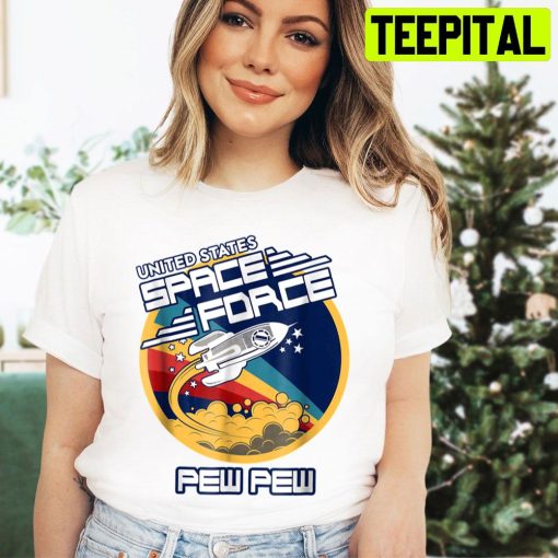 United Space Force Trump Ussf Us Space Force Pew Pew Trending Unisex Hoodie