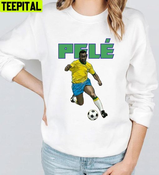 Pele 10 Brazil The King Soccer Unisex Shirt