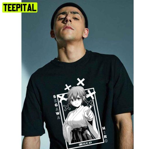 Segawa Hiro Kakkou No Iinazuke A Couple Of Cuckoos Black And White Trending Unisex T-Shirt