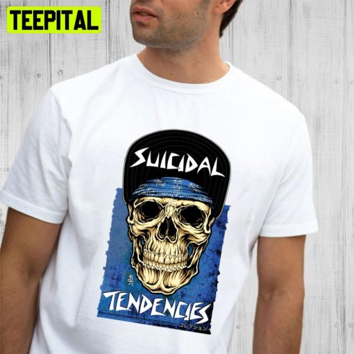 Suicidal Tendencies Thrash Band Skull With Hat Trending Unisex T-Shirt