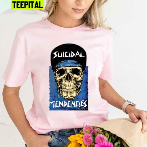 Suicidal Tendencies Thrash Band Skull With Hat Trending Unisex T-Shirt