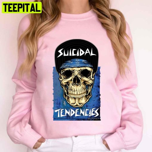 Suicidal Tendencies Thrash Band Skull With Hat Trending Unisex T-Shirt