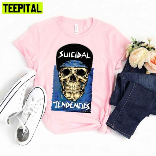 Suicidal Tendencies Thrash Band Skull With Hat Trending Unisex T-Shirt