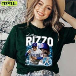 Anthony Rizzo Signature Retro 90s Rap Style Art Baseball Trending Unisex T-Shirt