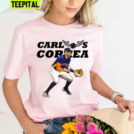 Carlos Correa Player Artwork Baseball Trending Unisex T-Shirt