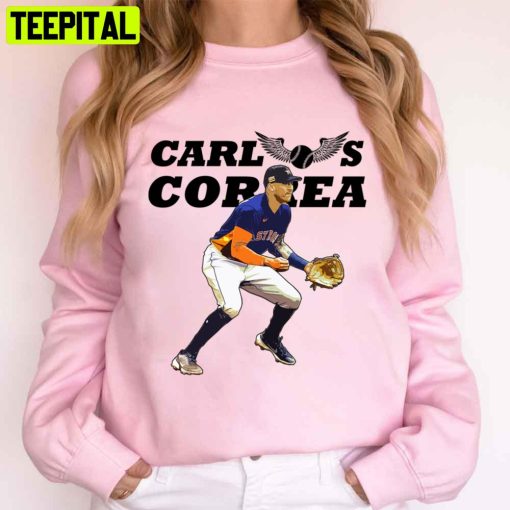 Carlos Correa Player Artwork Baseball Trending Unisex T-Shirt