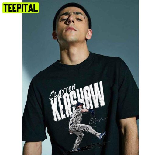 Clayton Kershaw Chisel Painting Baseball Trending Unisex T-Shirt