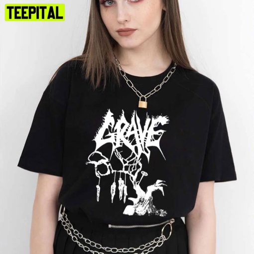 Grave Horror Scence White Art Trending Unisex T-Shirt