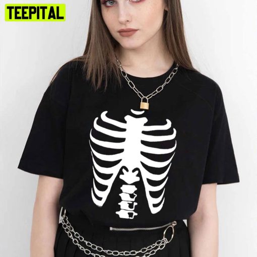 Skeleton White Art Trending Unisex T-Shirt