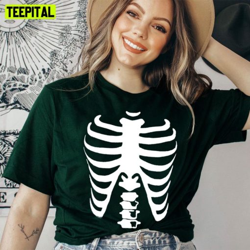 Skeleton White Art Trending Unisex T-Shirt