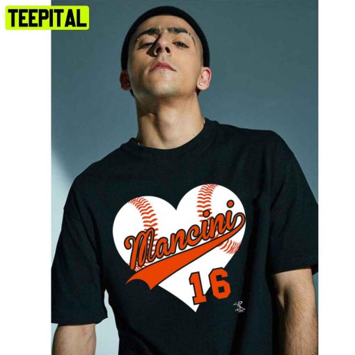 Trey Mancini Heart Gameday Baseball Trending Unisex T-Shirt