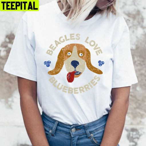 Beagles Love Blueberries Trending Unisex T-Shirt