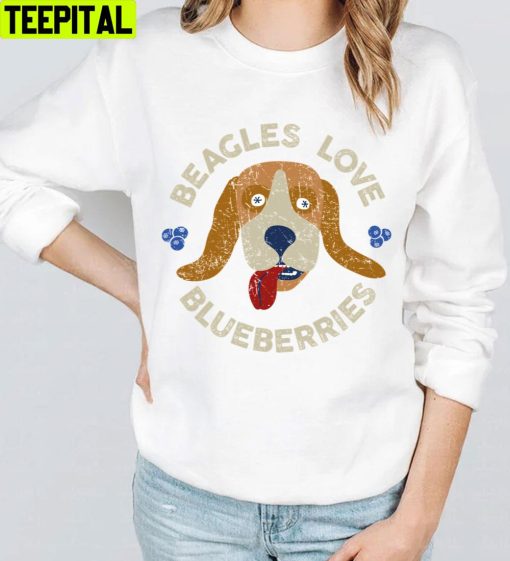 Beagles Love Blueberries Trending Unisex T-Shirt