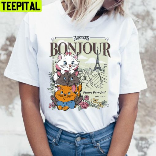 Bonjour The Aristocats Trending Unisex T-Shirt