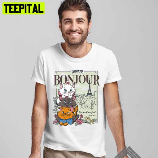 Bonjour The Aristocats Trending Unisex T-Shirt