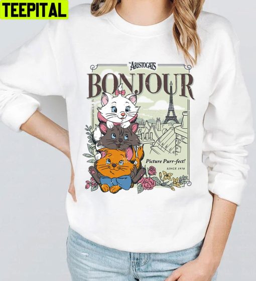 Bonjour The Aristocats Trending Unisex T-Shirt