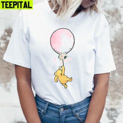 Holding Balloon Winnie The Pooh Trending Unisex T-Shirt