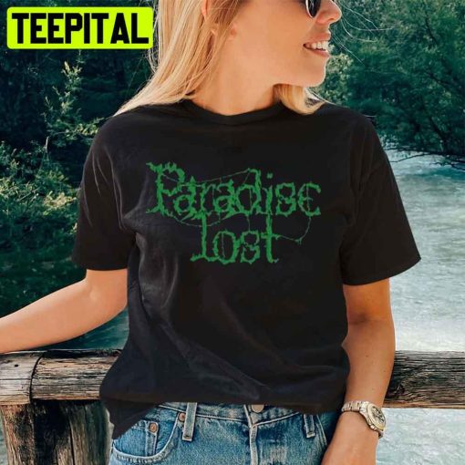 Green Art Paradise Lost Logo Band Unisex T-Shirt