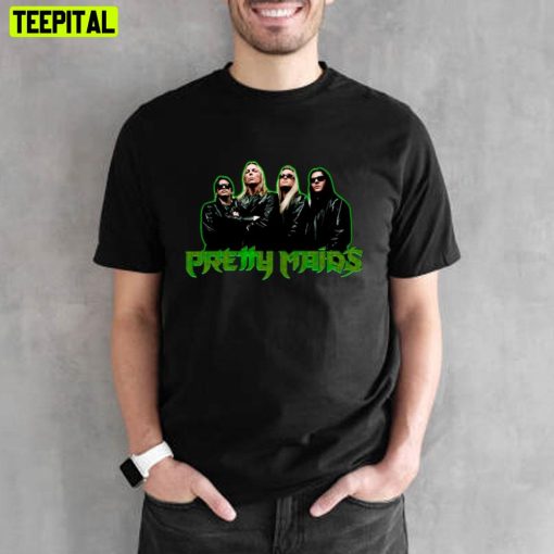 Heavy Metal Band Graphic Pretty Maids Unisex T-Shirt