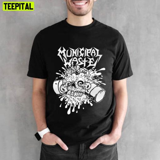 White Art Municipal Waste Band Unisex T-Shirt