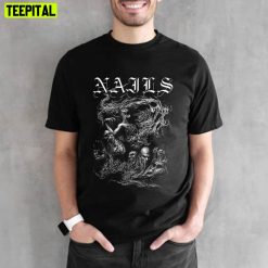 White Art Nails Band Unisex T-Shirt