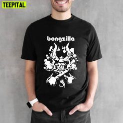 White Bongzilla Popular Logo Unisex T-Shirt