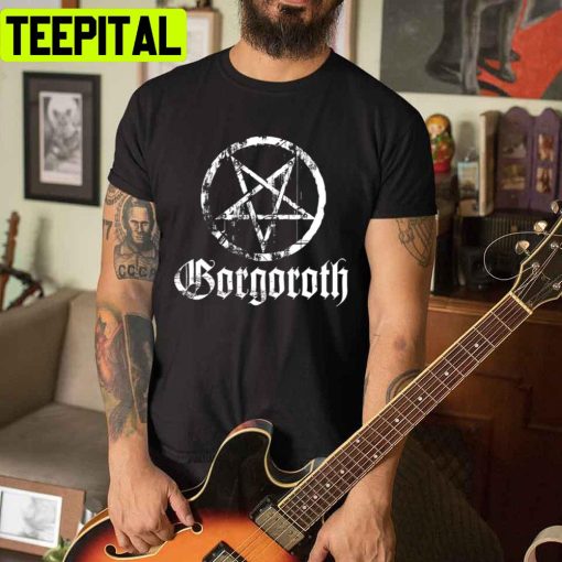 White Logo Gorgoroth Unisex T-Shirt