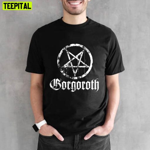 White Logo Gorgoroth Unisex T-Shirt