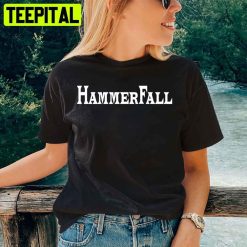 White Logo Hammerfall Unisex T-Shirt