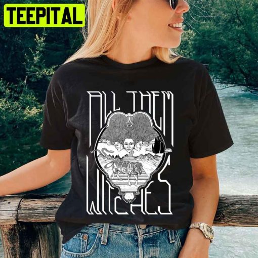 Black And White All Them Witches Unisex T-Shirt