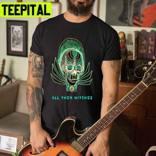 Black Background All Them Witches Unisex T-Shirt