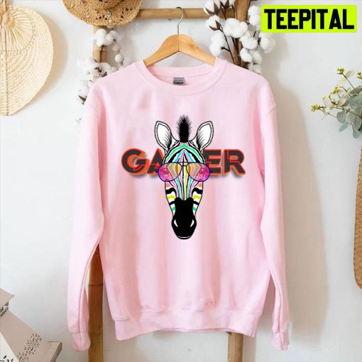 Gamer Zebra Unisex T-Shirt