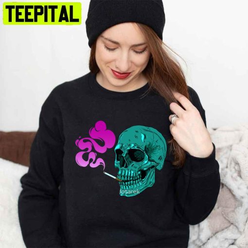 Smoking Skull Unisex T-Shirt