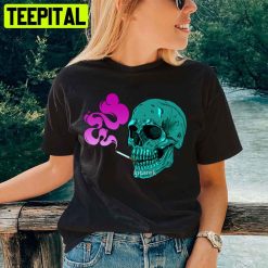 Smoking Skull Unisex T-Shirt