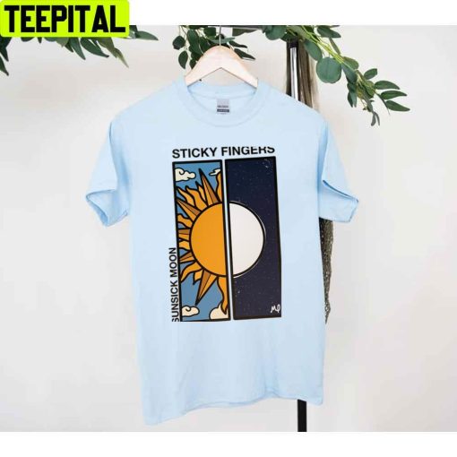 Sunsick Moon Sticky Fingers Unisex T-Shirt