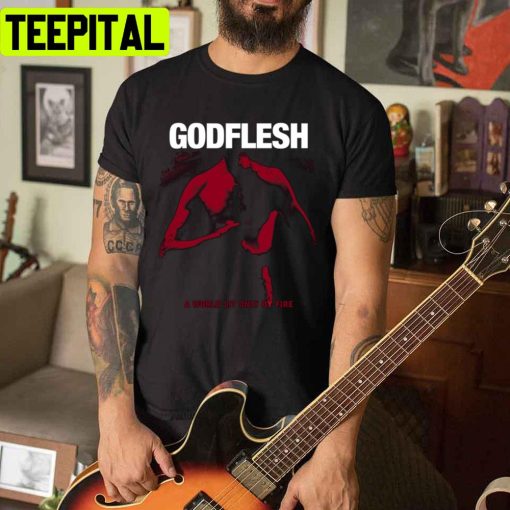 The World Lit Only By Fire Godflesh Unisex T-Shirt