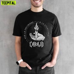 Vintage Retro Hand Holding A Candle Beautiful Carajd Unisex T-Shirt