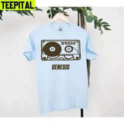 Black Cassette Vintage Genesis Band Unisex T-Shirt